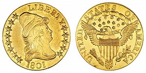 <b>1801 Turban Head Gold $10 Eagle