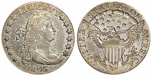 <b>1803 Draped Bust Dime