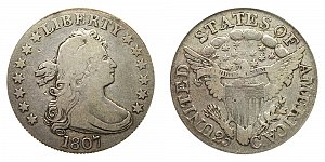 <b>1807 Draped Bust Quarter