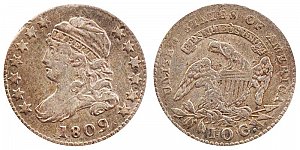 <b>1809 Capped Bust Dime