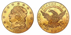 <b>1826 Capped Bust Gold $5 Half Eagle