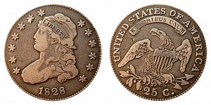 <b>1828 Capped Bust Quarter