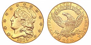 <b>1834 Capped Bust Gold $2.50 Quarter Eagle