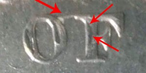 <b>1834 Capped Bust Quarter: O over F in OF