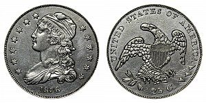 <b>1836 Capped Bust Quarter