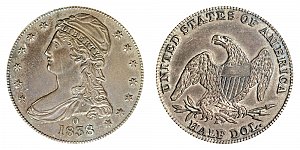 <b>1838-O Capped Bust Half Dollar