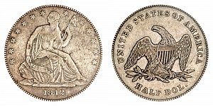 <b>1842 Seated Liberty Half Dollar: Small Date - Small Letters