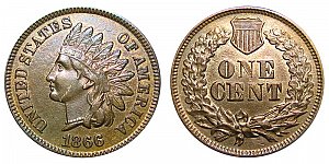 <b>1866 Indian Head Cent Penny