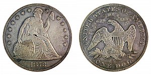<b>1873-CC Seated Liberty Silver Dollar