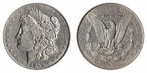 <b>1879-CC Morgan Silver Dollar: CC Over CC - Capped Die