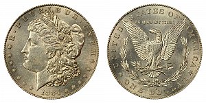 <b>1884-S Morgan Silver Dollar