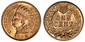 <b>1888 Indian Head Cent Penny