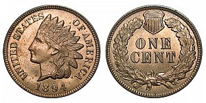 <b>1894 Indian Head Cent Penny