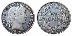 <b>1896-O Barber Dime