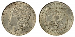 <b>1896-O Morgan Silver Dollar