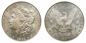 <b>1901 Morgan Silver Dollar