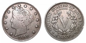 <b>1908 Liberty Nickel