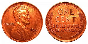 <b>1913-S Lincoln Wheat Cent Penny