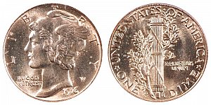 <b>1916-D Mercury Dime