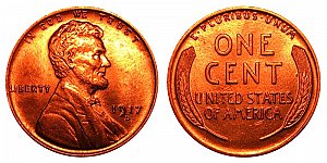 <b>1917-D Lincoln Wheat Cent Penny