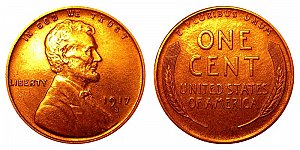 <b>1917-S Lincoln Wheat Cent Penny