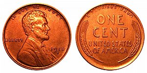 <b>1918-S Lincoln Wheat Cent Penny