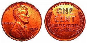 <b>1924-S Lincoln Wheat Cent Penny
