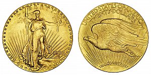 <b>1933 Saint Gaudens Gold $20 Double Eagle