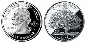 1999 Connecticut State Quarter