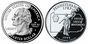 1999 Pennsylvania State Quarter