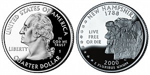 2000 New Hampshire State Quarter