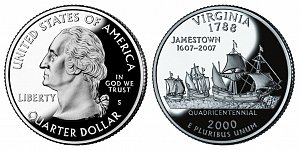 2000 Virginia State Quarter