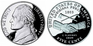 2004 Westward Journey Jefferson Nickel - Peace Medal