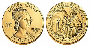 2008 Louisa Adams First Spouse Gold Coin