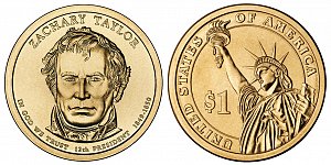2009 Zachary Taylor Presidential Dollar Coin