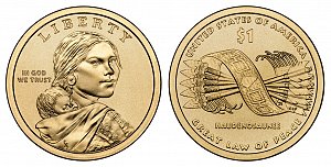 2010 Sacagawea Native American Dollar Coin