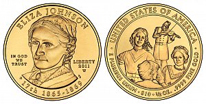 2011 Eliza Johnson First Spouse Gold Coin