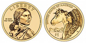 2012 Sacagawea Native American Dollar Coin
