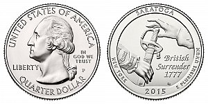 2015 Saratoga National Historical Park Quarter Design - Nebraska