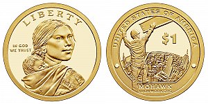 2015 Sacagawea Native American Dollar Coin Design