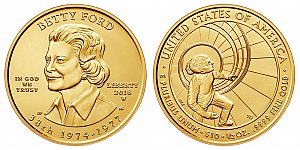 2016 Betty Ford First Spouse Gold Coin