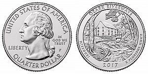 2017 Ozark National Scenic Riverways Quarter Design - Missouri