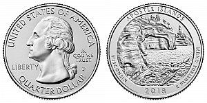 2018 Apostle Islands National Lakeshore Quarter Design - Wisconsin