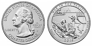 2019 War in the Pacific National Historical Park Quarter Design - Guam