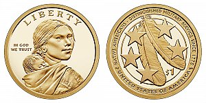 2021 Sacagawea Native American Dollar Coin Design