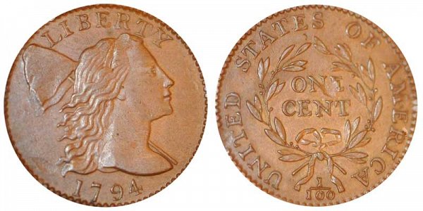 1795 Liberty Cap Large Cent Penny - Exact Head of 1795 