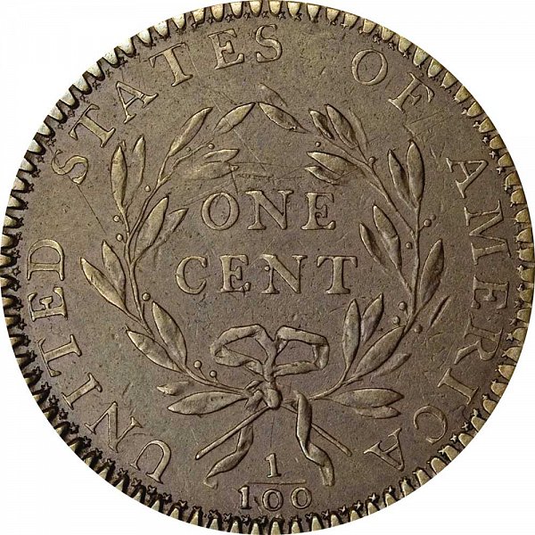 1794 Starred Reverse Liberty Cap Large Cent