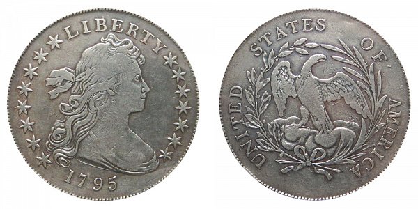 1795 Draped Bust Silver Dollar - Centered Bust 