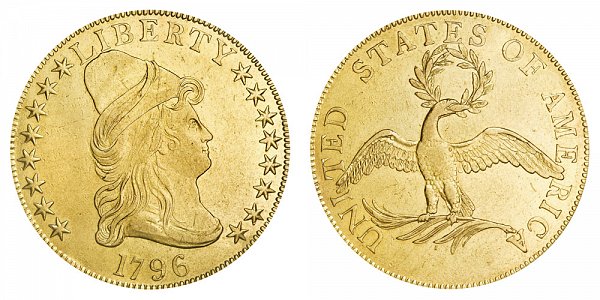 1796 Turban Head $10 Gold Eagle - Ten Dollars 