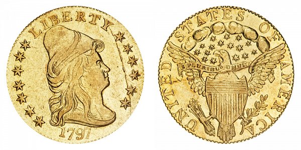 1797 Turban Head $2.50 Gold Quarter Eagle - 2 1/2 Dollars 